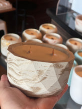 Load image into Gallery viewer, Double Wick Geo Bowls ~ 100% Soy Candles
