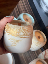 Load image into Gallery viewer, Metallic Gold Marble ~ Classic Round 100% Soy Candle