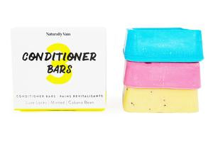 Conditioner Bars ~ Set of 3 Solid Scents 'All Hair Types + Dry Hair'