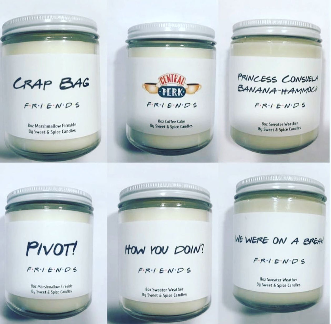 FRIENDS 100% Soy Candle ~ Central Perk
