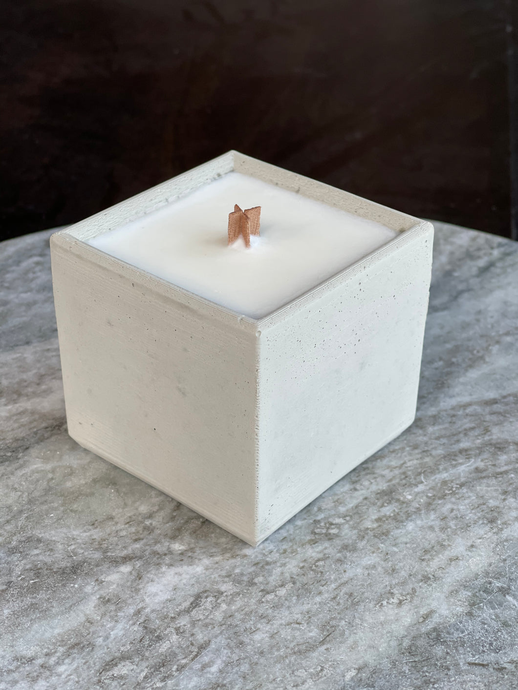 Nude Concrete Squares ~ 100% Soy Candles